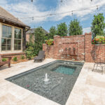Custom cocktail swimming pool in Lafayette, LA
