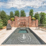 Custom cocktail swimming pool in Lafayette, LA