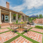 Customer brick courtyard pavers in Lafayette, LA