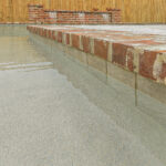 Brick Swimming Pool Coping in Lafayette, LA