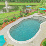 Freeform gunite pool