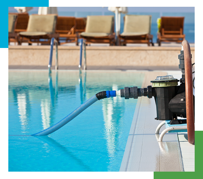 Image of a pool pump