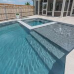 Haik Walk Down into Pool