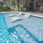 Tanning Ledge on a inground swimming pool | Broussard, LA